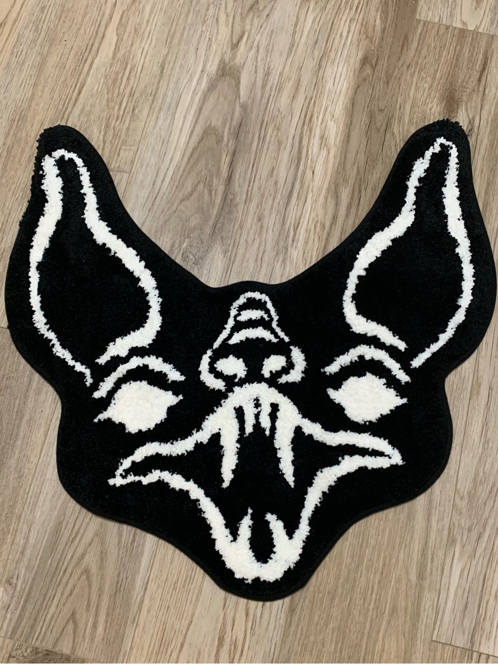 Killstar Bat Rug Halloween Haunted Home Goth 25”x26” NEW
